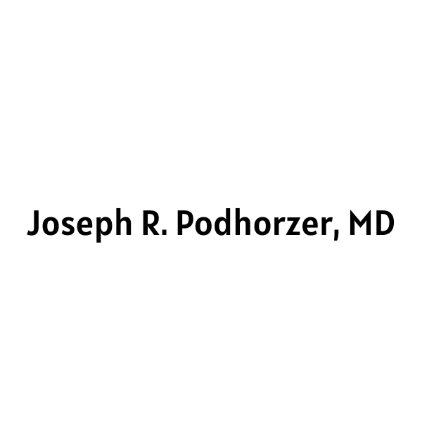 Joseph R. Podhorzer, MD (5 × 2 in) (2 × 2 in)