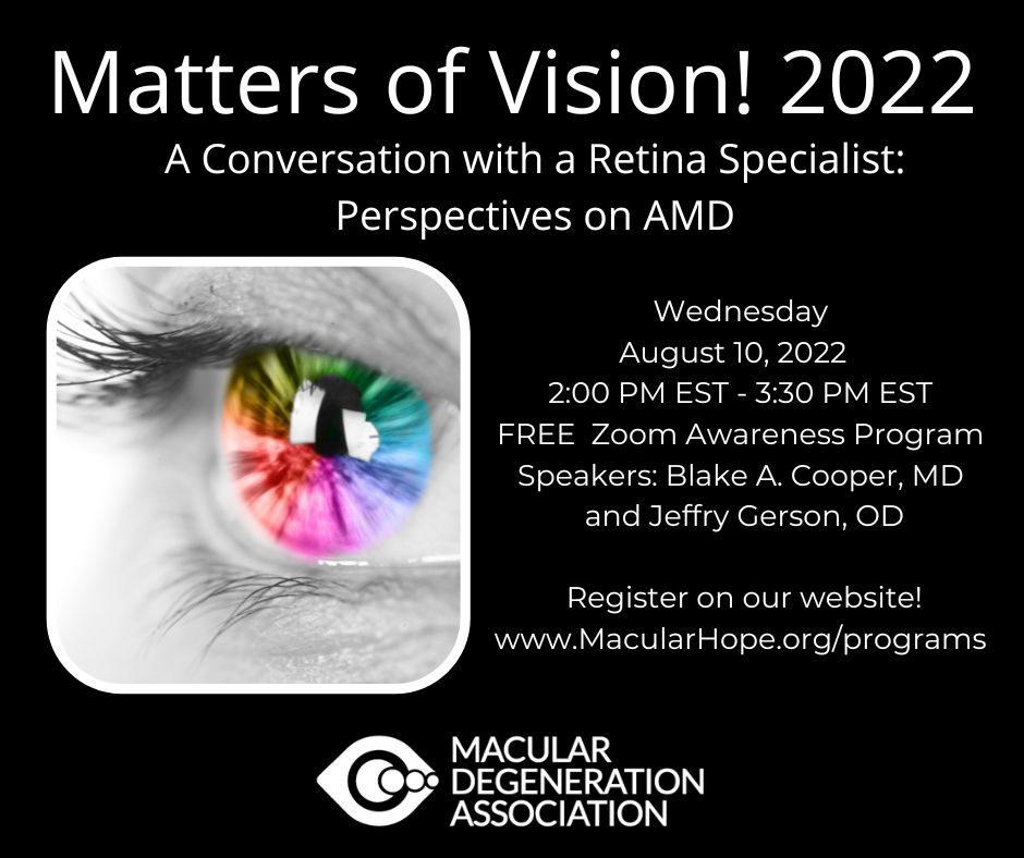 Virtual Program- Conversation with a Retina Specialist: Perspectives on AMD